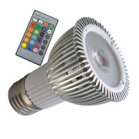 E27 45º 5W Multicolor