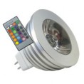 Mr16 5W Multicolor Con Mando